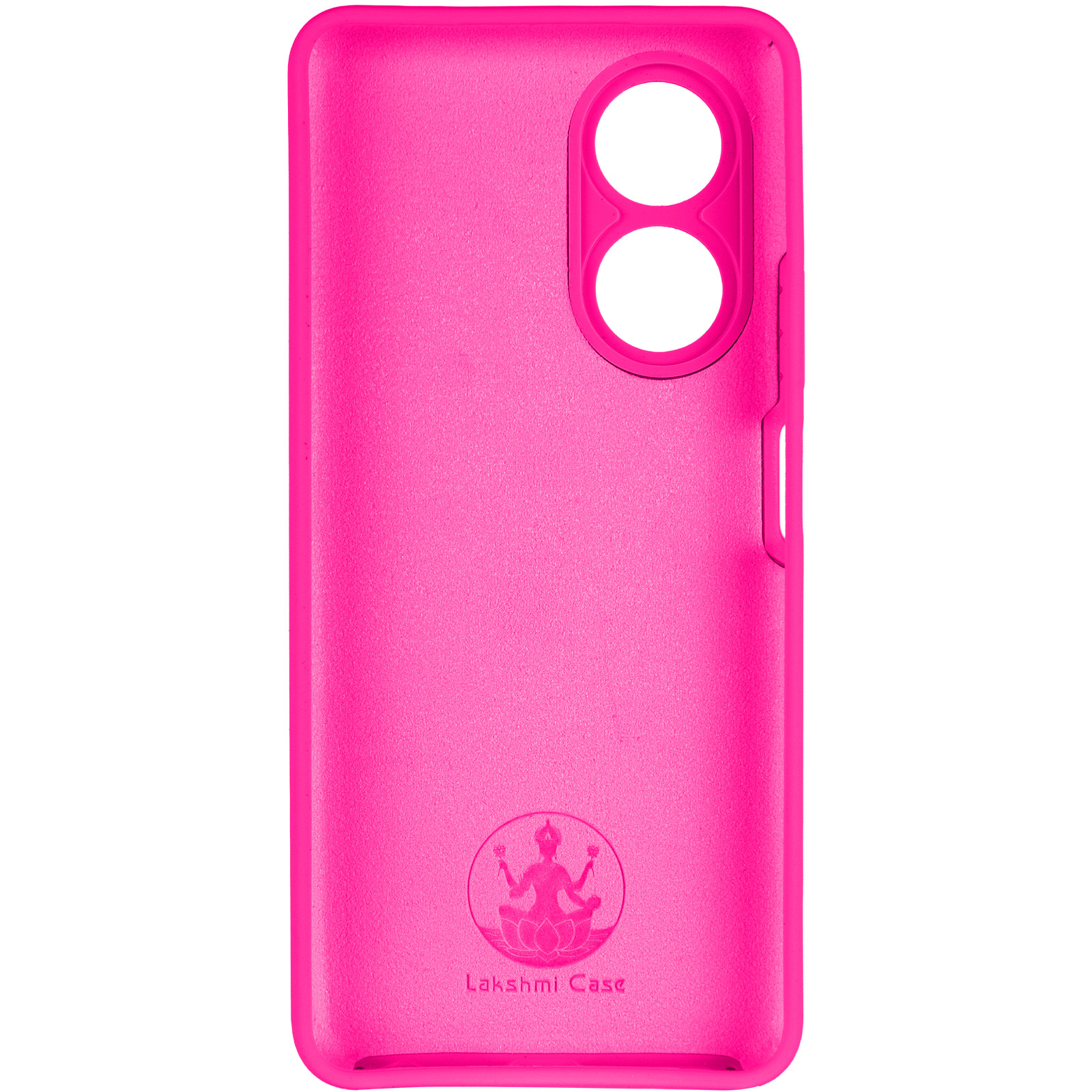 Чохол Silicone Cover Lakshmi Full Camera (AAA) для Oppo A58 4G, Рожевий / Barbie pink 2, Силікон, купити оптом з доставкою