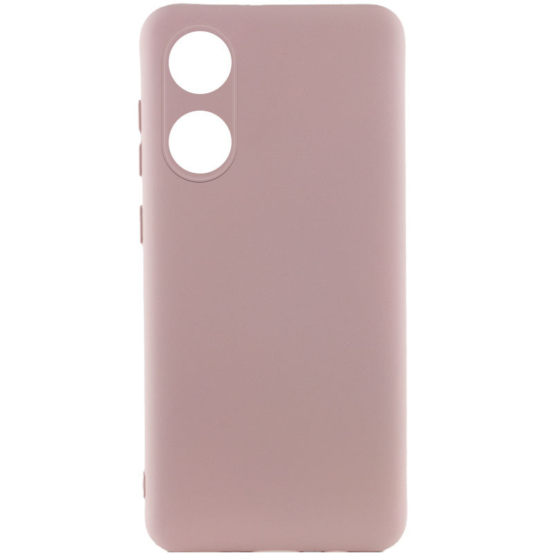 Чохол Silicone Cover Lakshmi Full Camera (AAA) для Oppo A58 4G | Мікрофібра на малюнкі №1