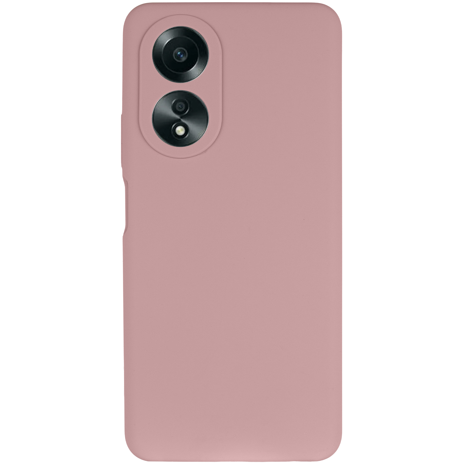 Чохол Silicone Cover Lakshmi Full Camera (AAA) для Oppo A58 4G, Рожевий / Pink Sand 1, Силікон, купити оптом з доставкою