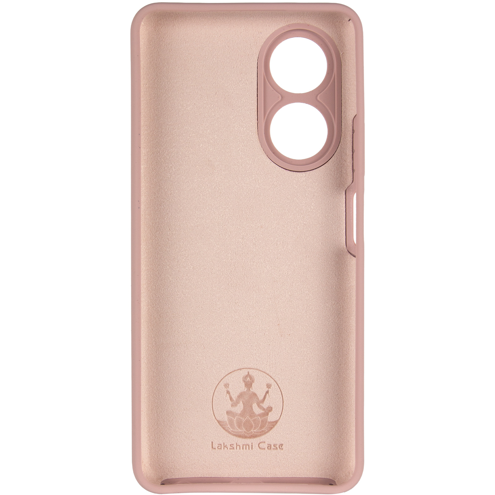 Чохол Silicone Cover Lakshmi Full Camera (AAA) для Oppo A58 4G, Рожевий / Pink Sand 2, Силікон, купити оптом з доставкою