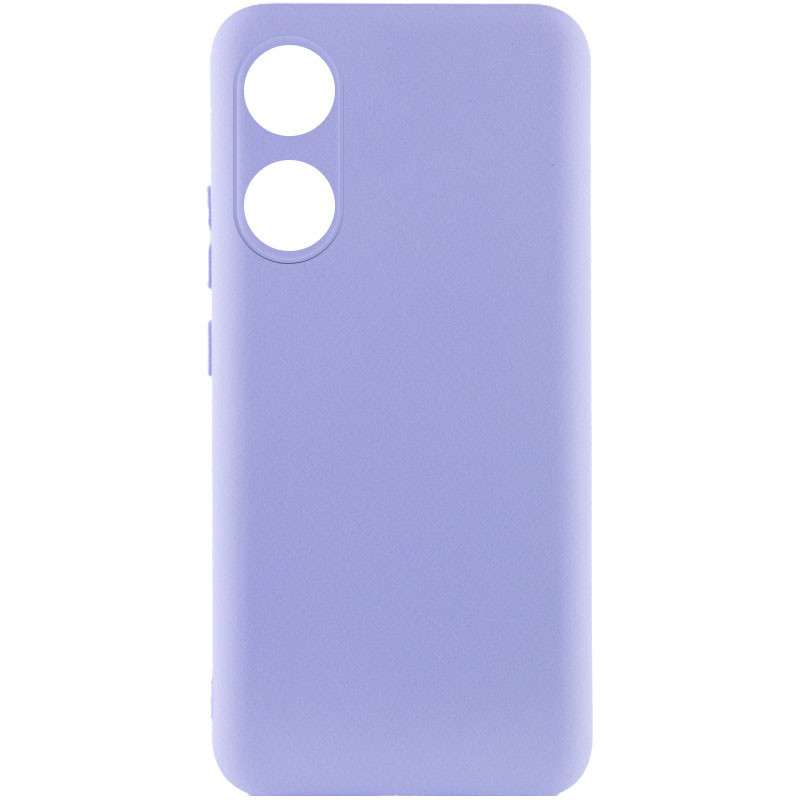 Чохол Silicone Cover Lakshmi Full Camera (AAA) для Oppo A58 4G | Мікрофібра на малюнкі №1