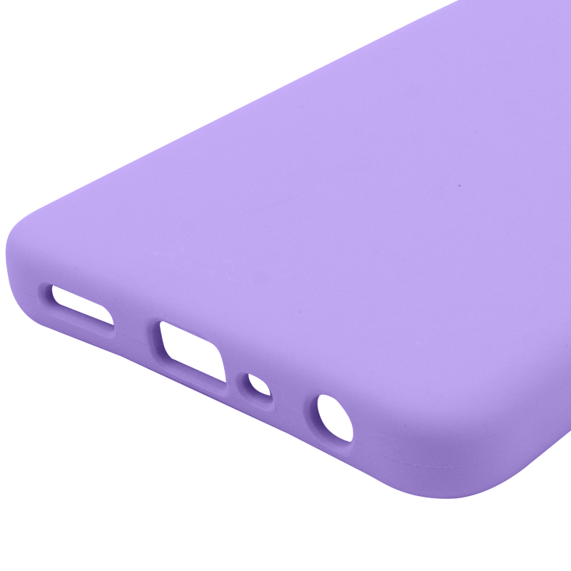 Чохол Silicone Cover Lakshmi Full Camera (AAA) для Oppo A58 4G, Бузковий / Dasheen 4, Силікон, купити оптом з доставкою