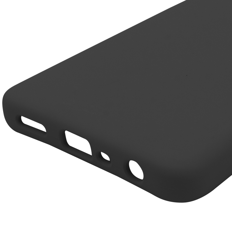 Чохол Silicone Cover Lakshmi Full Camera (AAA) для Oppo A58 4G, Чорний / Black 5, Силікон, купити оптом з доставкою