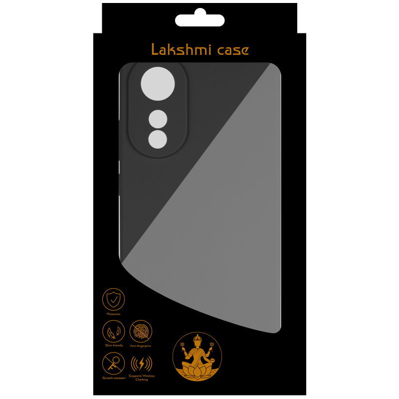 Чохол Silicone Cover Lakshmi Full Camera (AAA) для Oppo A78 4G 1, Силікон, купити оптом з доставкою
