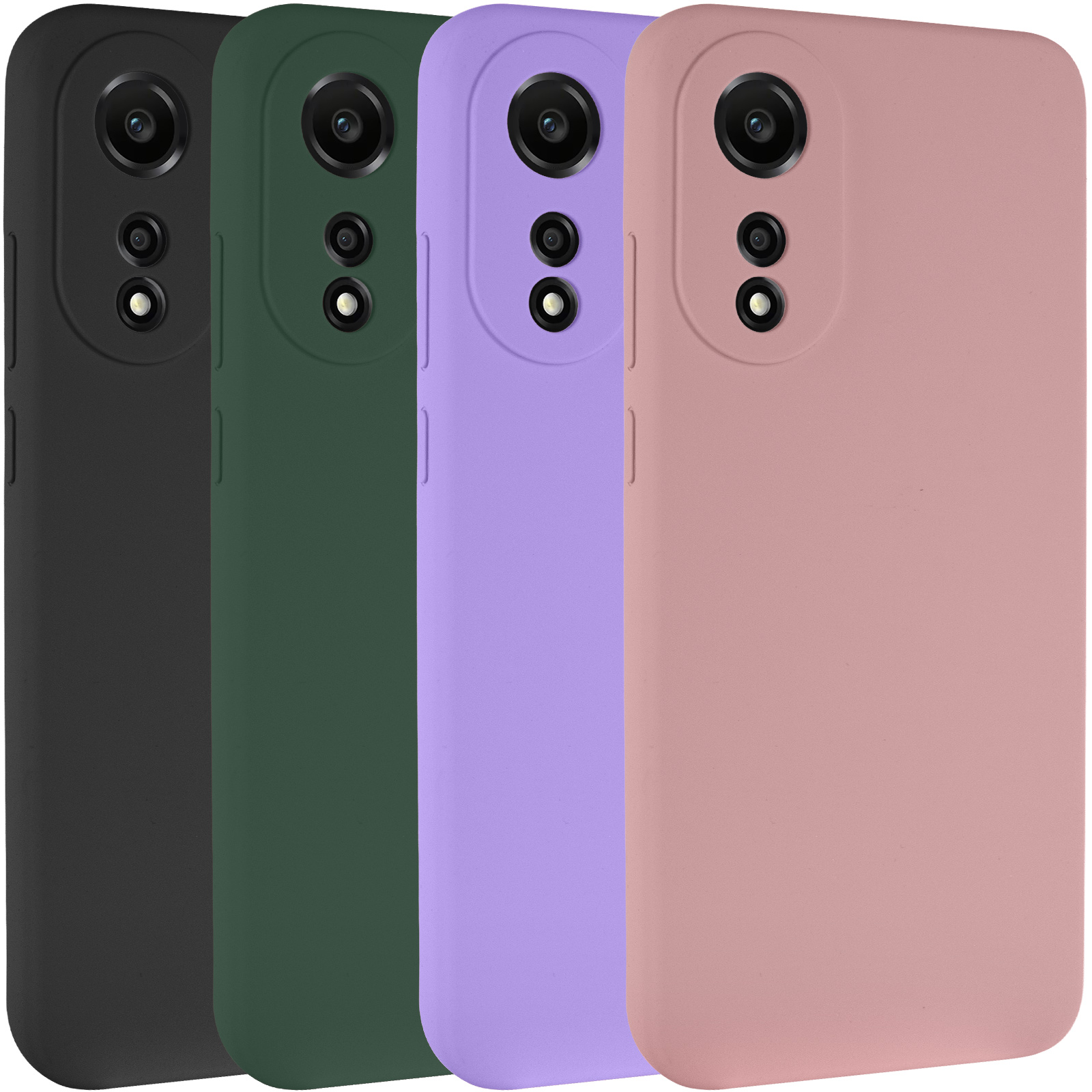 Чохол Silicone Cover Lakshmi Full Camera (AAA) для Oppo A78 4G, Силікон, купити оптом з доставкою