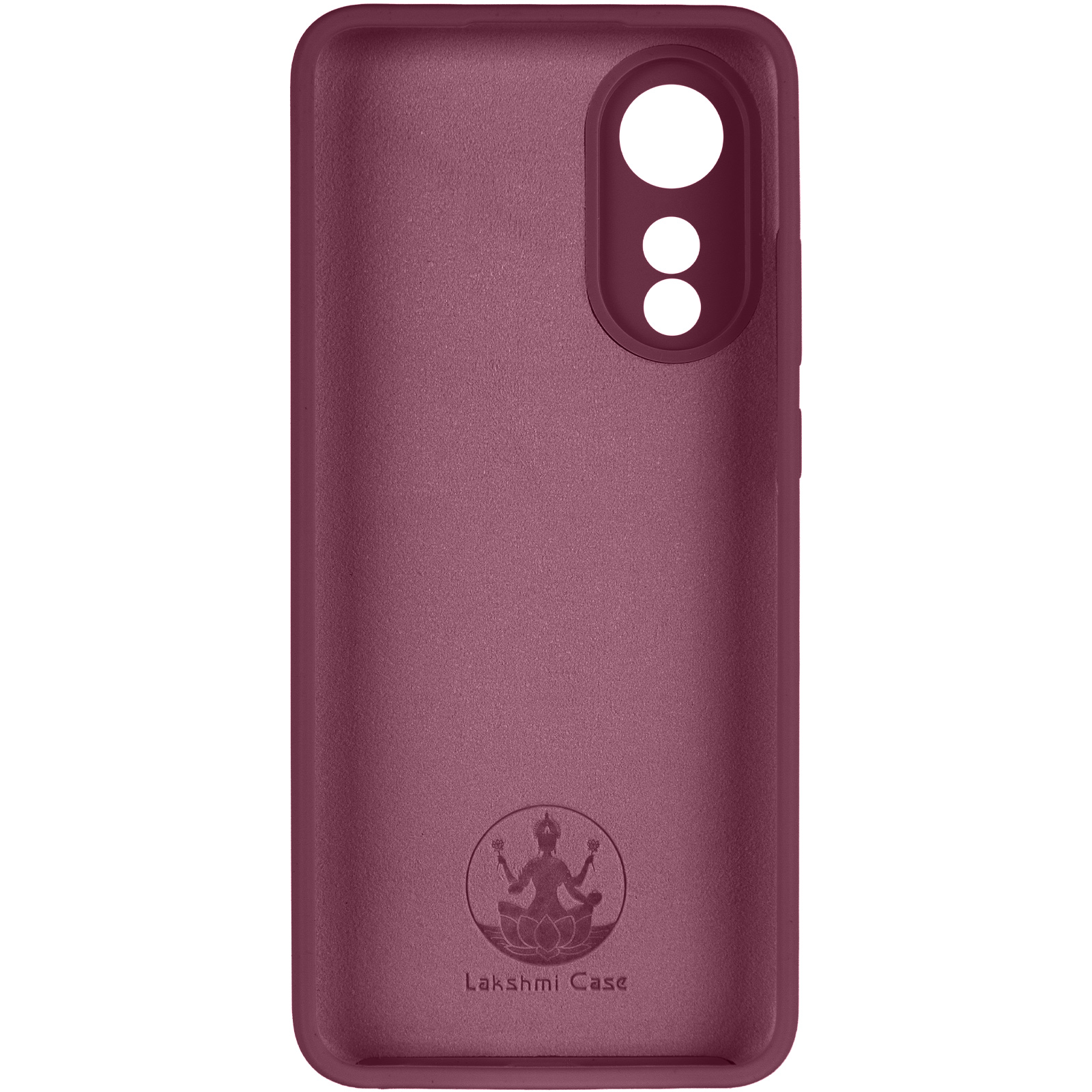 Чохол Silicone Cover Lakshmi Full Camera (AAA) для Oppo A78 4G, Бордовий / Plum 2, Силікон, купити оптом з доставкою