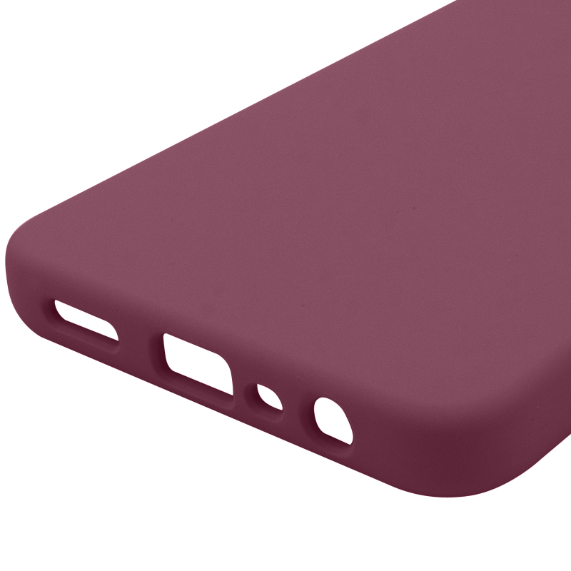Чохол Silicone Cover Lakshmi Full Camera (AAA) для Oppo A78 4G, Бордовий / Plum 4, Силікон, купити оптом з доставкою