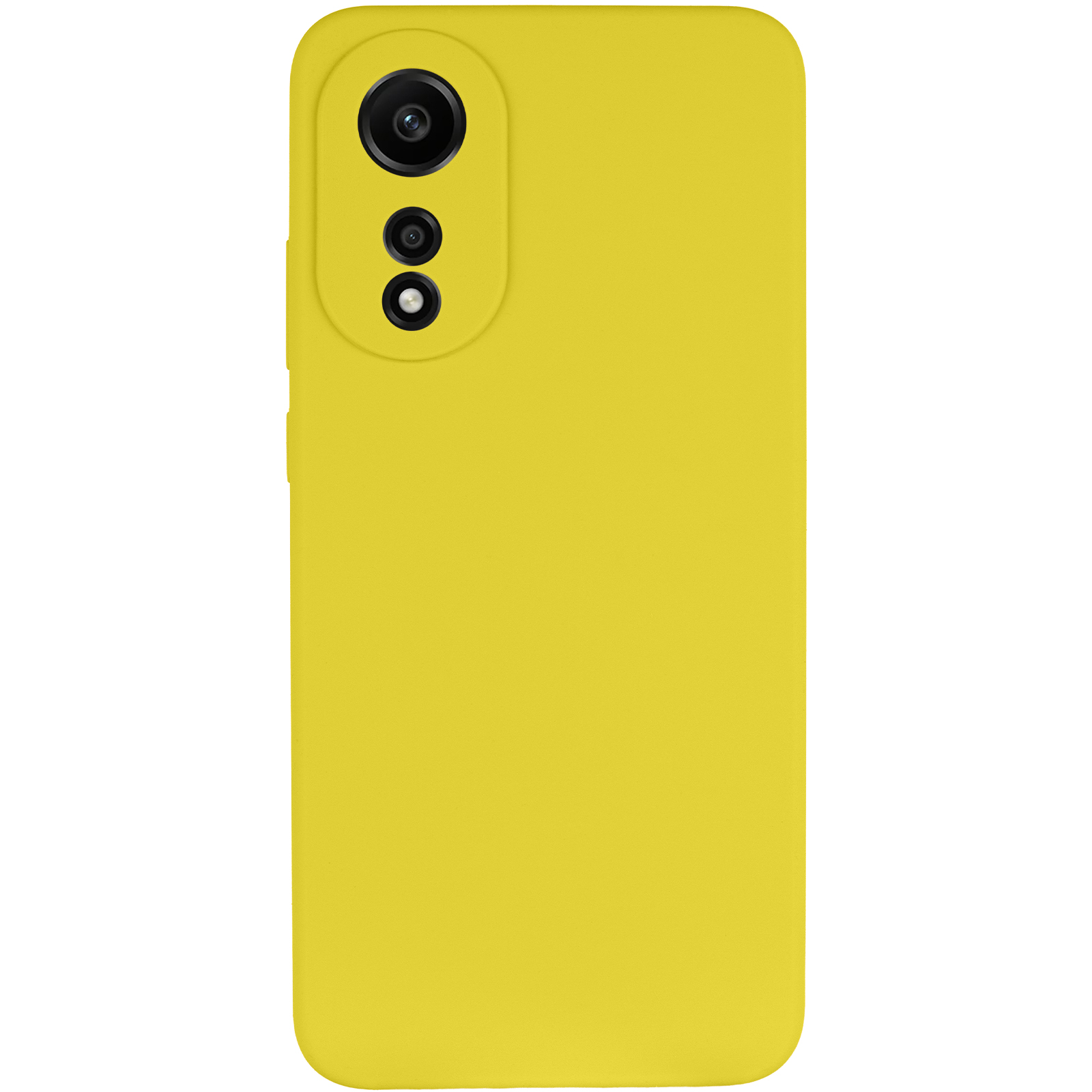 Чохол Silicone Cover Lakshmi Full Camera (AAA) для Oppo A78 4G, Жовтий / Yellow 1, Силікон, купити оптом з доставкою
