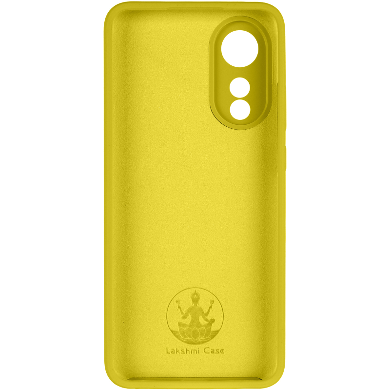 Чохол Silicone Cover Lakshmi Full Camera (AAA) для Oppo A78 4G, Жовтий / Yellow 2, Силікон, купити оптом з доставкою