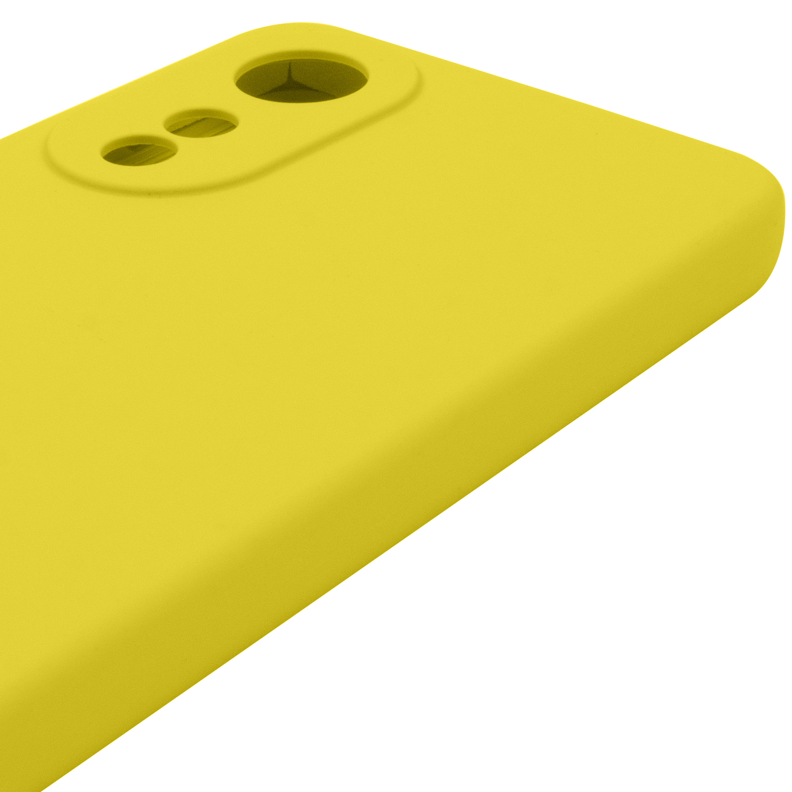 Чохол Silicone Cover Lakshmi Full Camera (AAA) для Oppo A78 4G, Жовтий / Yellow 3, Силікон, купити оптом з доставкою