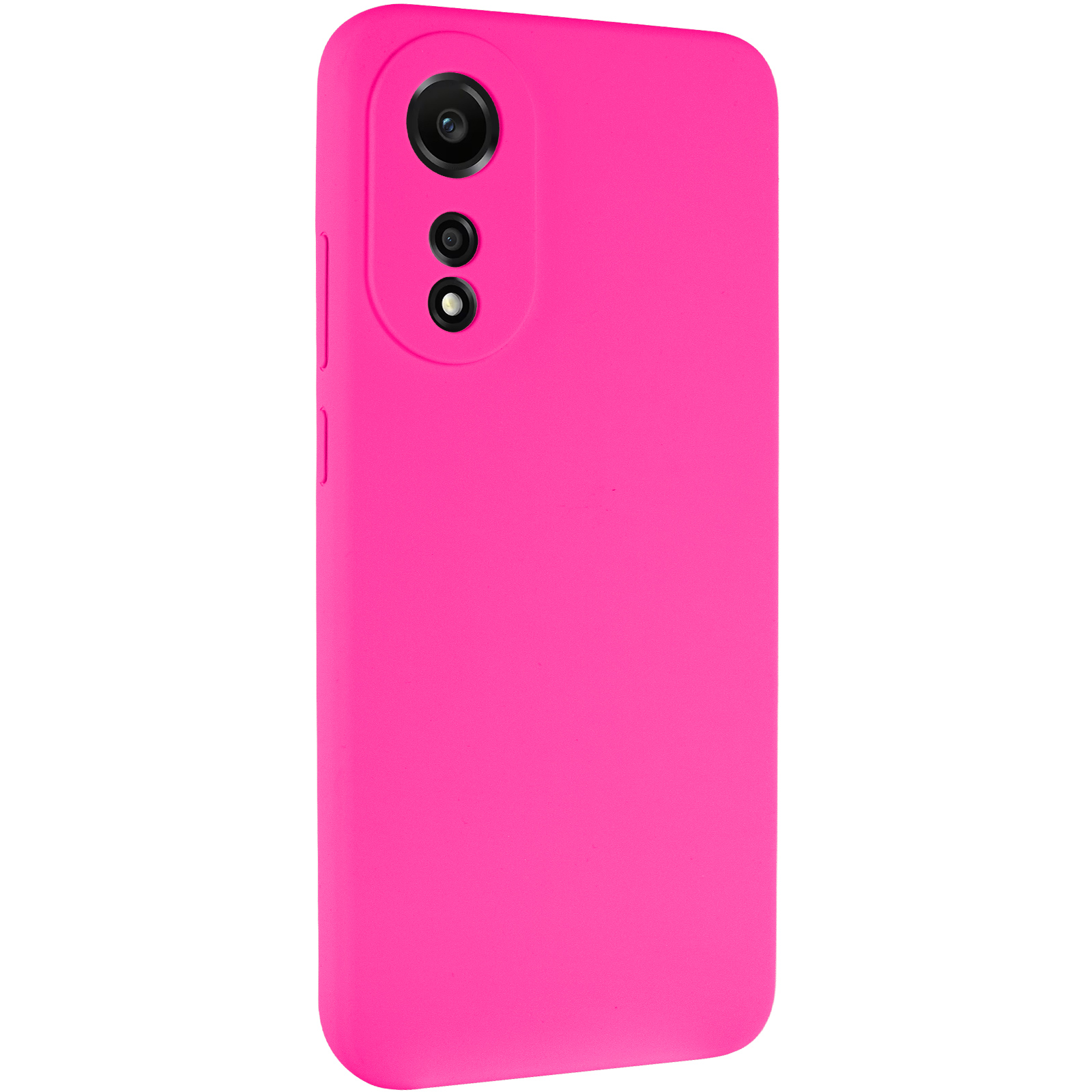 Чохол Silicone Cover Lakshmi Full Camera (AAA) для Oppo A78 4G, Рожевий / Barbie pink, Силікон, купити оптом з доставкою