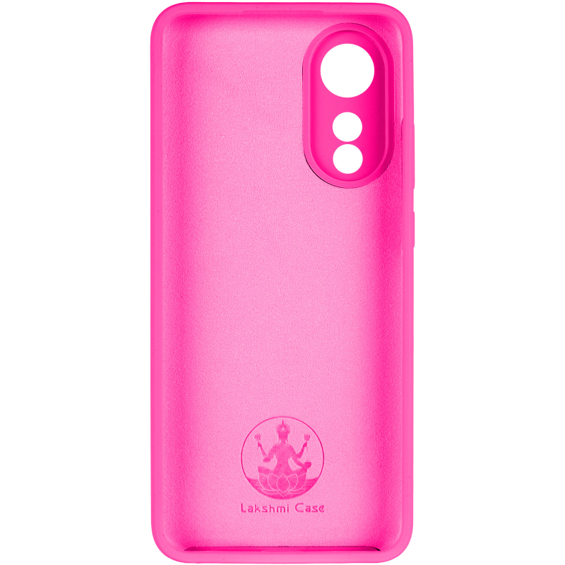 Чохол Silicone Cover Lakshmi Full Camera (AAA) для Oppo A78 4G, Рожевий / Barbie pink 2, Силікон, купити оптом з доставкою