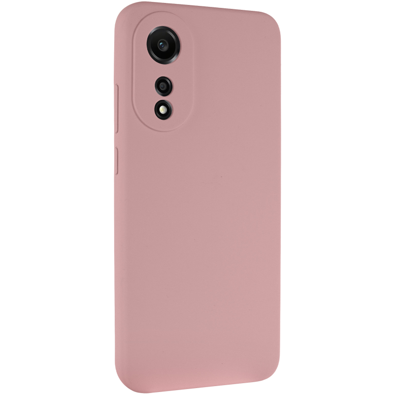 Чохол Silicone Cover Lakshmi Full Camera (AAA) для Oppo A78 4G, Рожевий / Pink Sand, Силікон, купити оптом з доставкою
