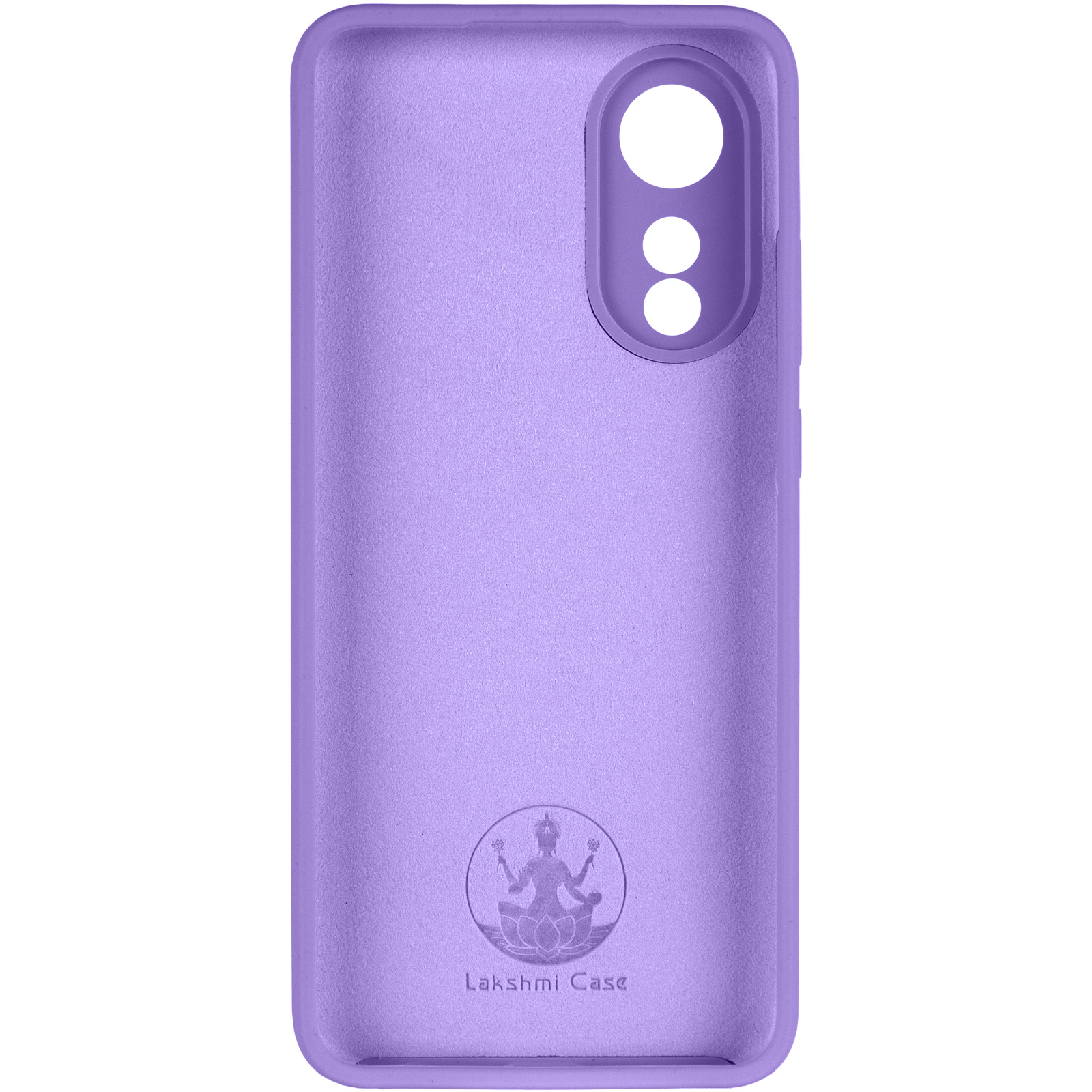 Чохол Silicone Cover Lakshmi Full Camera (AAA) для Oppo A78 4G, Бузковий / Dasheen 2, Силікон, купити оптом з доставкою