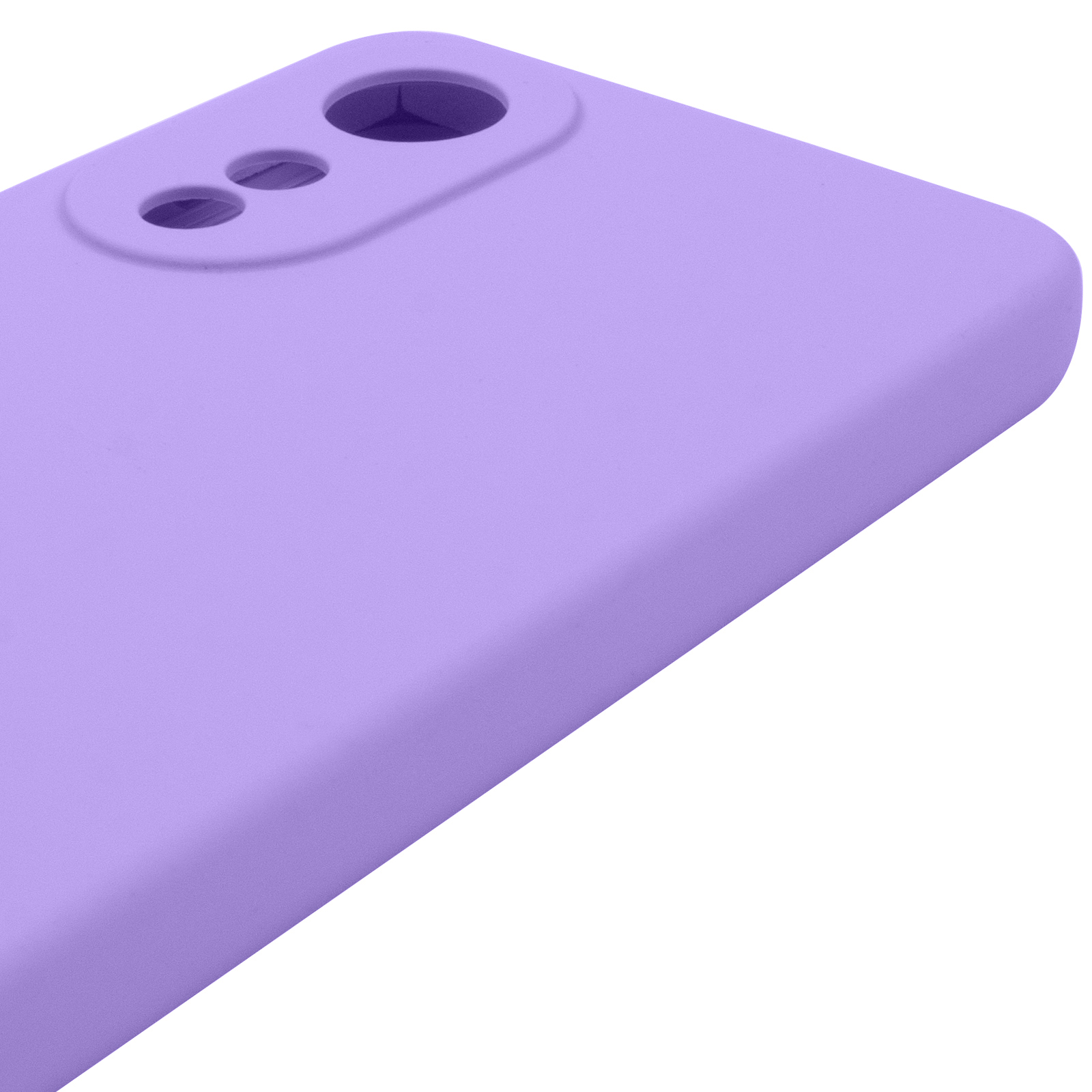 Чохол Silicone Cover Lakshmi Full Camera (AAA) для Oppo A78 4G, Бузковий / Dasheen 3, Силікон, купити оптом з доставкою