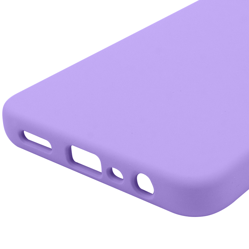 Чохол Silicone Cover Lakshmi Full Camera (AAA) для Oppo A78 4G, Бузковий / Dasheen 4, Силікон, купити оптом з доставкою