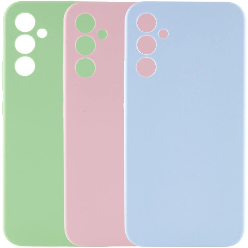 Чехол Silicone Cover Lakshmi Full Camera (AAA) для Samsung Galaxy S23 FE, Силикон, купить оптом с доставкой