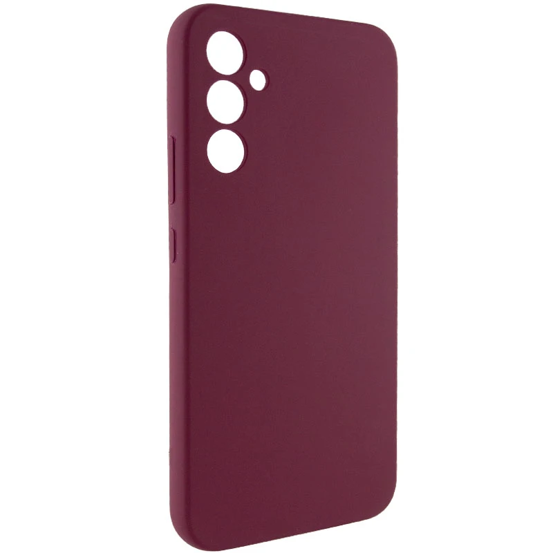 Чехол Silicone Cover Lakshmi Full Camera (AAA) для Samsung Galaxy S23 FE, Бордовый / Plum 1, Силикон, купить оптом с доставкой