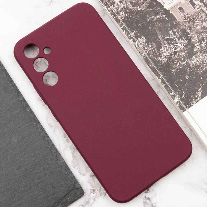 Чехол Silicone Cover Lakshmi Full Camera (AAA) для Samsung Galaxy S23 FE, Бордовый / Plum 4, Силикон, купить оптом с доставкой