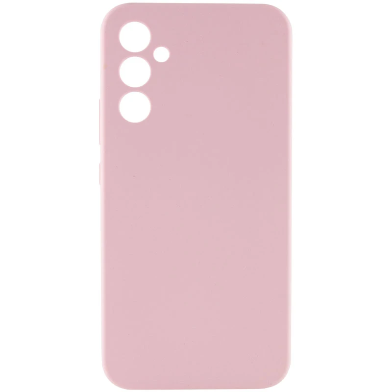 Чехол Silicone Cover Lakshmi Full Camera (AAA) для Samsung Galaxy S23 FE, Розовый / Pink Sand, Силикон, купить оптом с доставкой