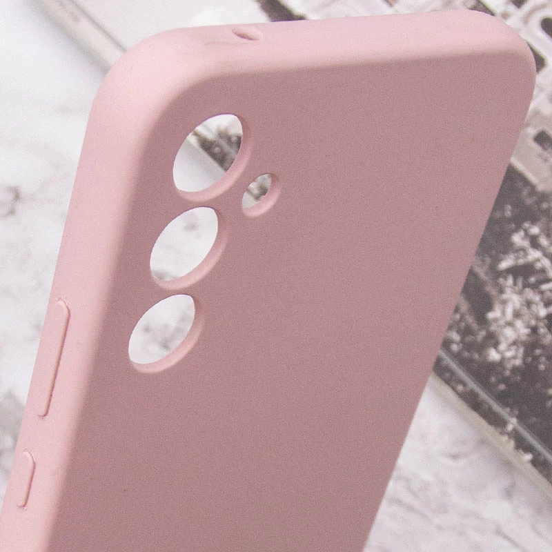Чехол Silicone Cover Lakshmi Full Camera (AAA) для Samsung Galaxy S23 FE, Розовый / Pink Sand 5, Силикон, купить оптом с доставкой