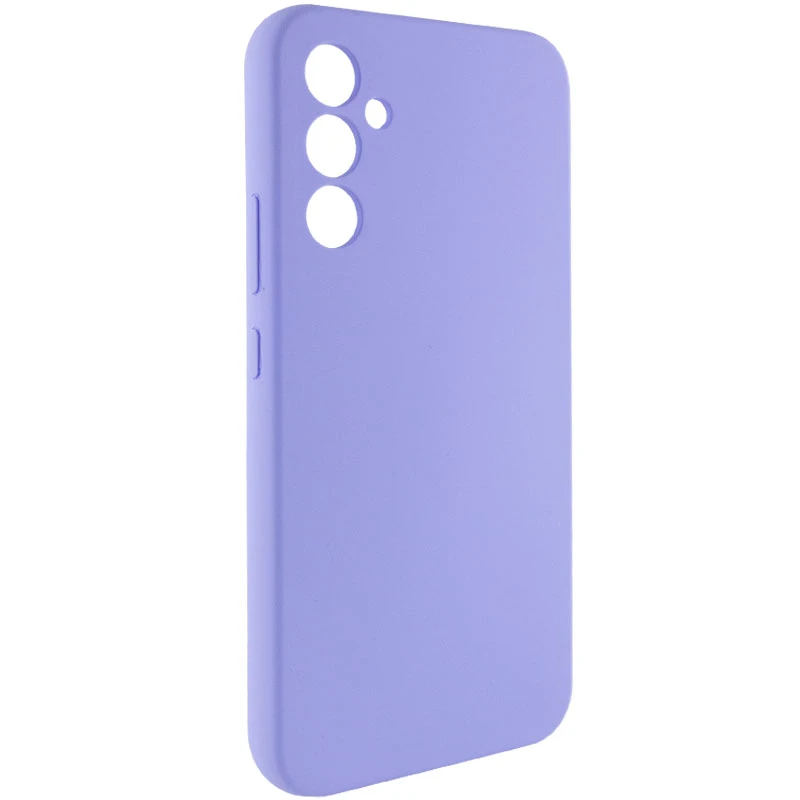 Чехол Silicone Cover Lakshmi Full Camera (AAA) для Samsung Galaxy S23 FE, Сиреневый / Dasheen 1, Силикон, купить оптом с доставкой