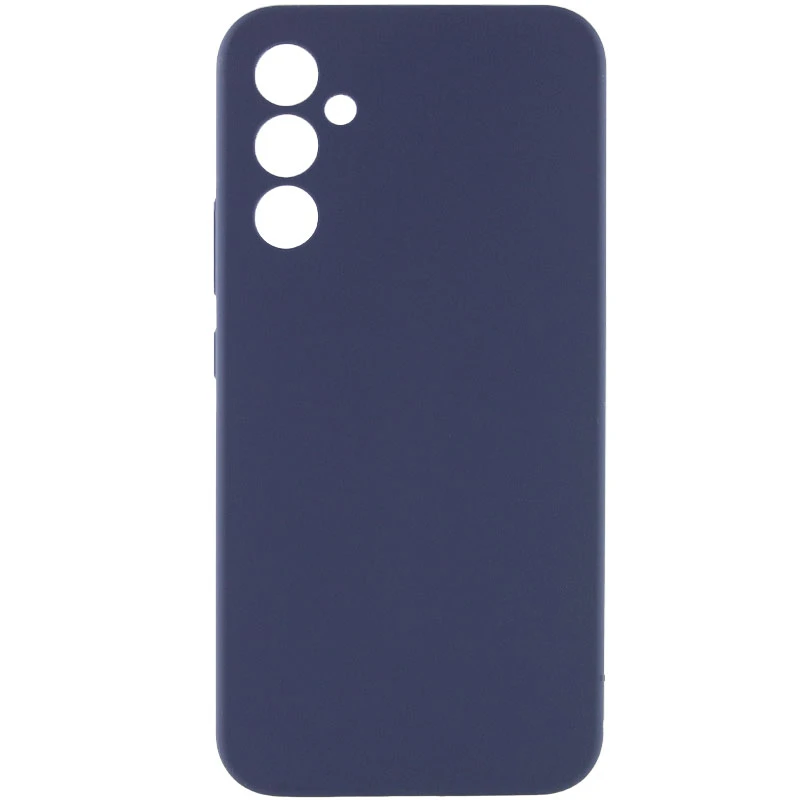 Чехол Silicone Cover Lakshmi Full Camera (AAA) для Samsung Galaxy S23 FE, Темно-синий / Midnight blue, Силикон, купить оптом с доставкой