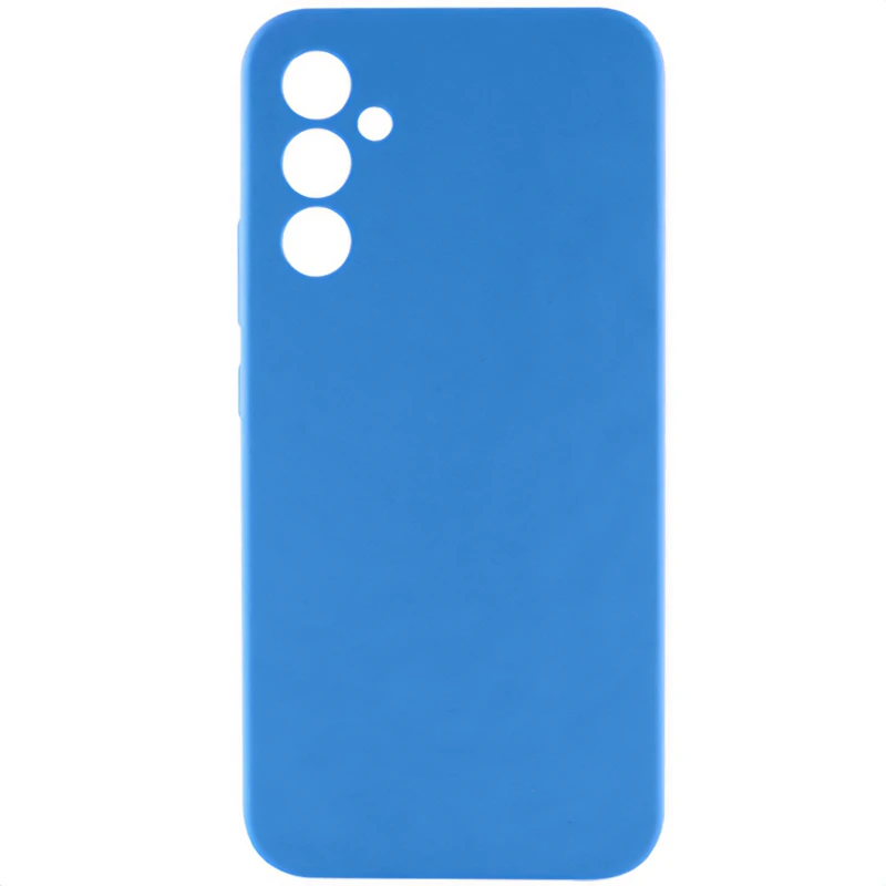 Чехол Silicone Cover Lakshmi Full Camera (AAA) для Samsung Galaxy S23 FE, Синий / Denim Blue, Силикон, купить оптом с доставкой