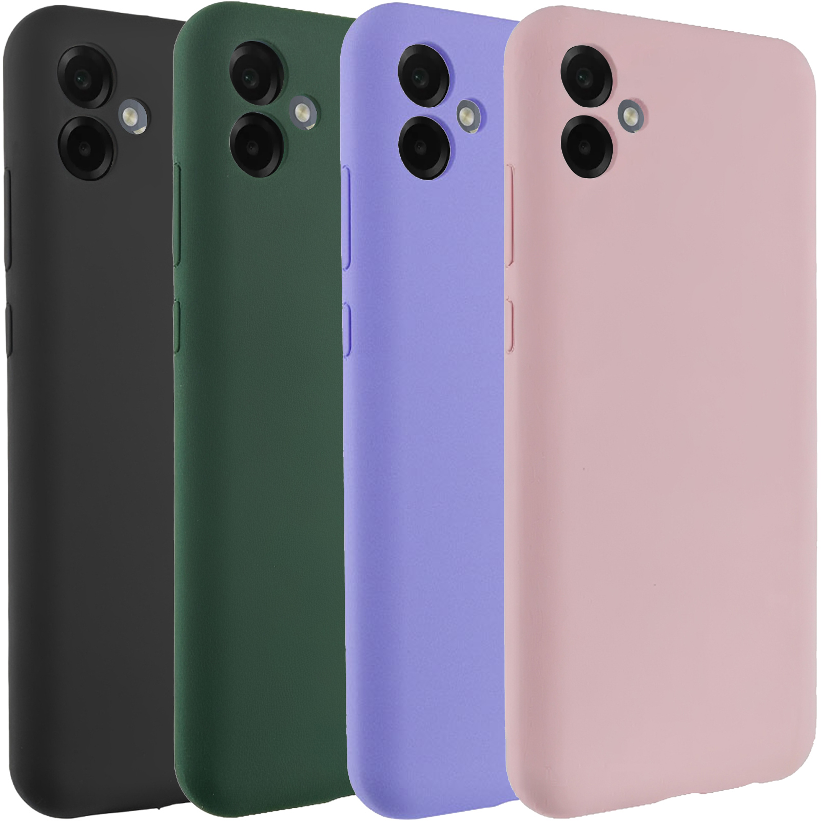Чехол Silicone Cover Lakshmi Full Camera (AAA) для Samsung Galaxy A05, Силикон, купить оптом с доставкой