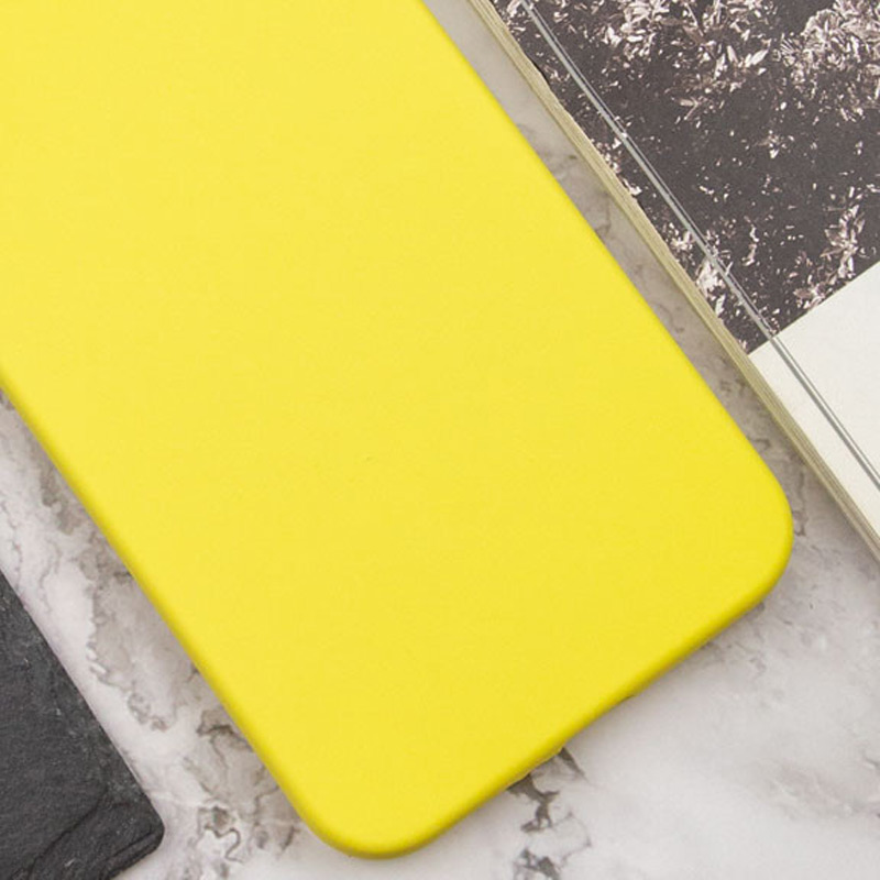 Чехол Silicone Cover Lakshmi Full Camera (AAA) для Samsung Galaxy A05, Желтый / Yellow 1, Силикон, купить оптом с доставкой