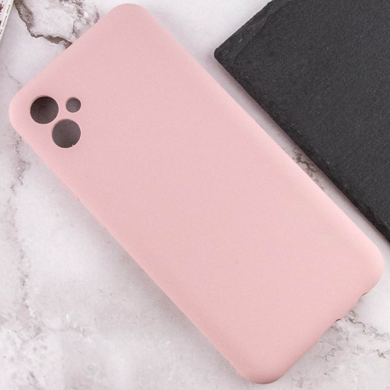 Чехол Silicone Cover Lakshmi Full Camera (AAA) для Samsung Galaxy A05, Розовый / Pink Sand 4, Силикон, купить оптом с доставкой