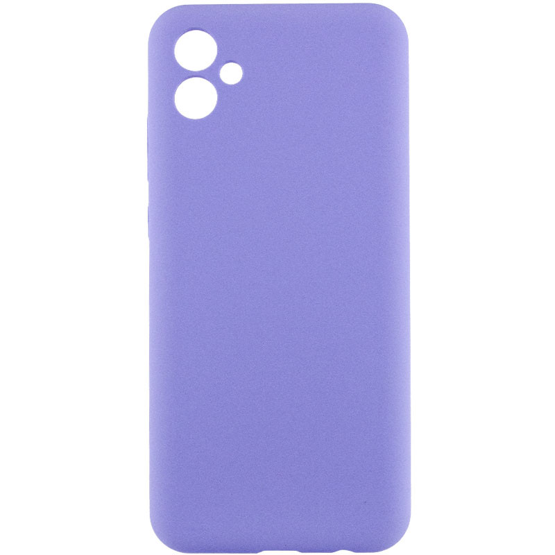 Чохол Silicone Cover Lakshmi Full Camera (AAA) для Samsung Galaxy A05 | Мікрофібра на малюнкі №1