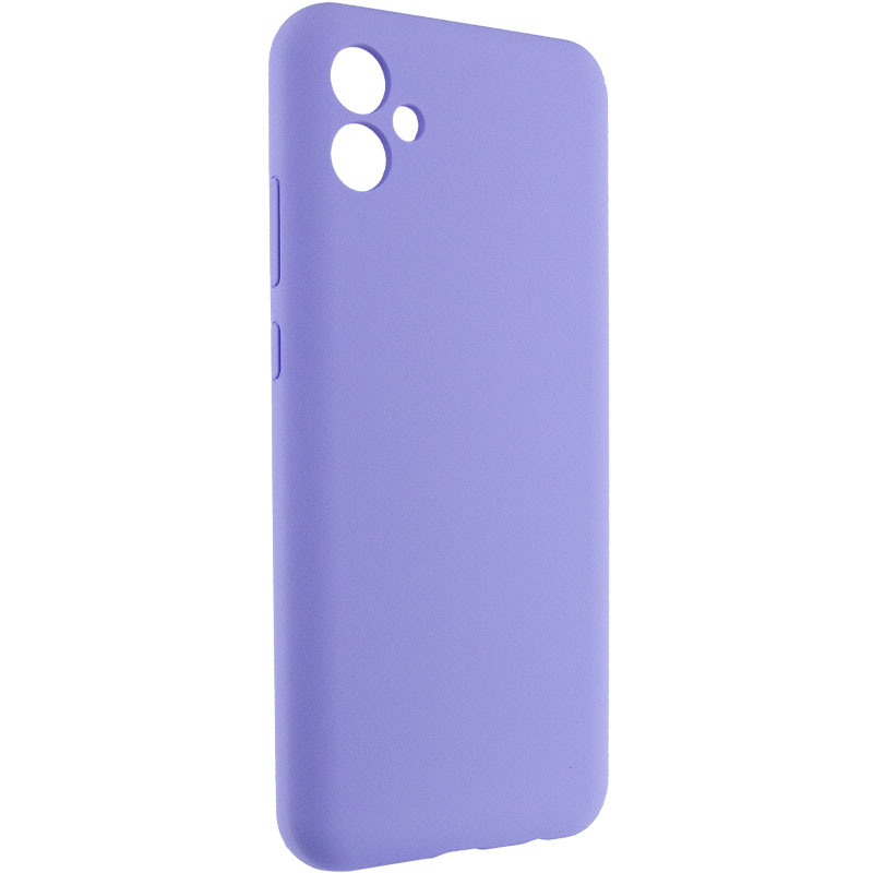 Чехол Silicone Cover Lakshmi Full Camera (AAA) для Samsung Galaxy A05, Сиреневый / Dasheen 1, Силикон, купить оптом с доставкой