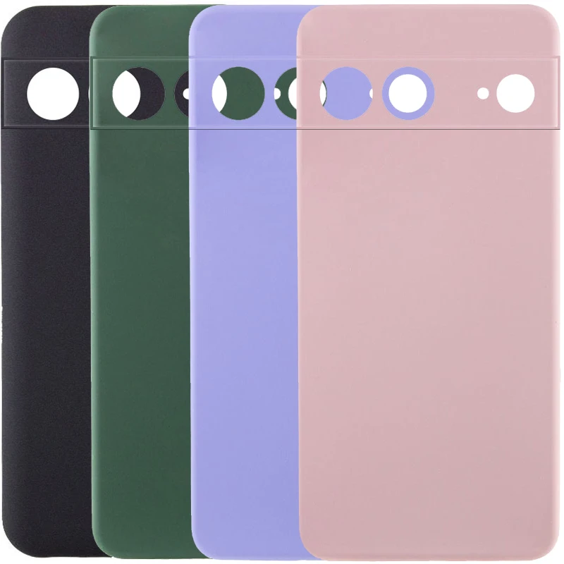 Чехол Silicone Cover Lakshmi Full Camera (AAA) для Google Pixel 8, Силикон, купить оптом с доставкой
