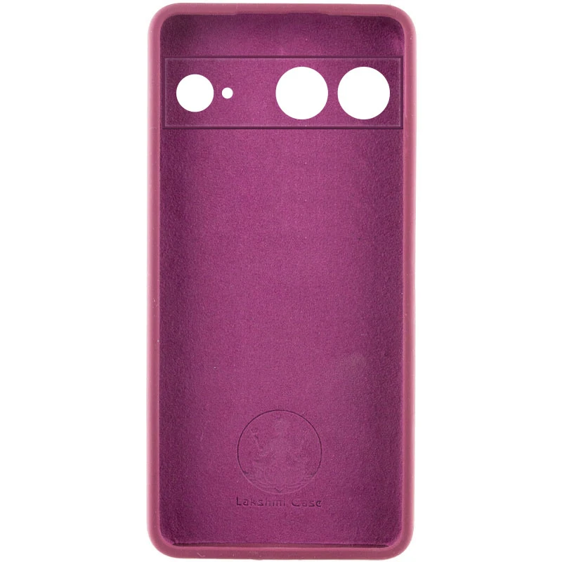 Чехол Silicone Cover Lakshmi Full Camera (AAA) для Google Pixel 8, Бордовый / Plum 1, Силикон, купить оптом с доставкой