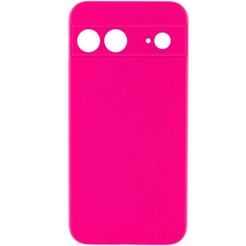 Чехол Silicone Cover Lakshmi Full Camera (AAA) для Google Pixel 8, Розовый / Barbie pink, Силикон, купить оптом с доставкой