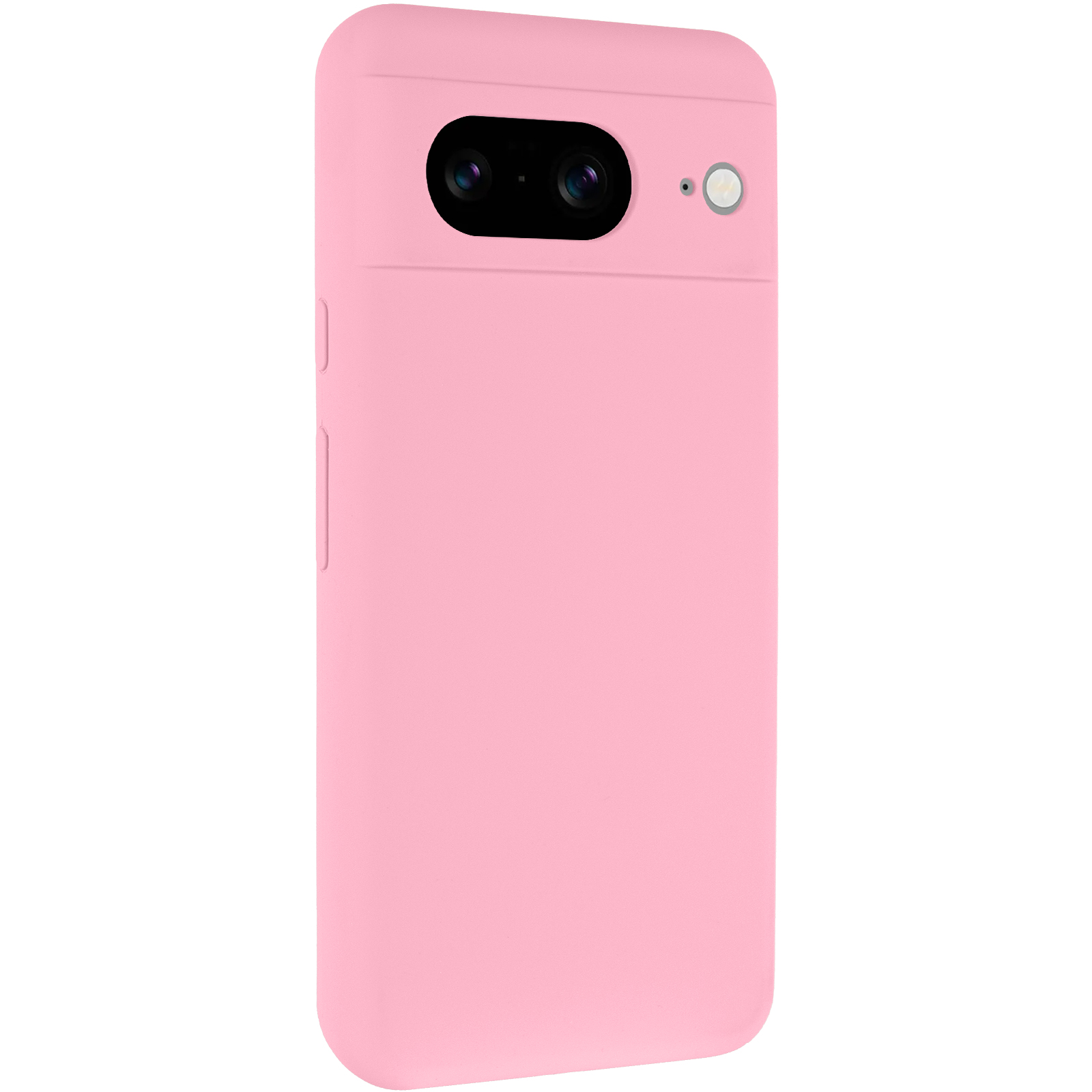 Чохол Silicone Cover Lakshmi Full Camera (AAA) для Google Pixel 8, Рожевий / Light pink, Силікон, купити оптом з доставкою