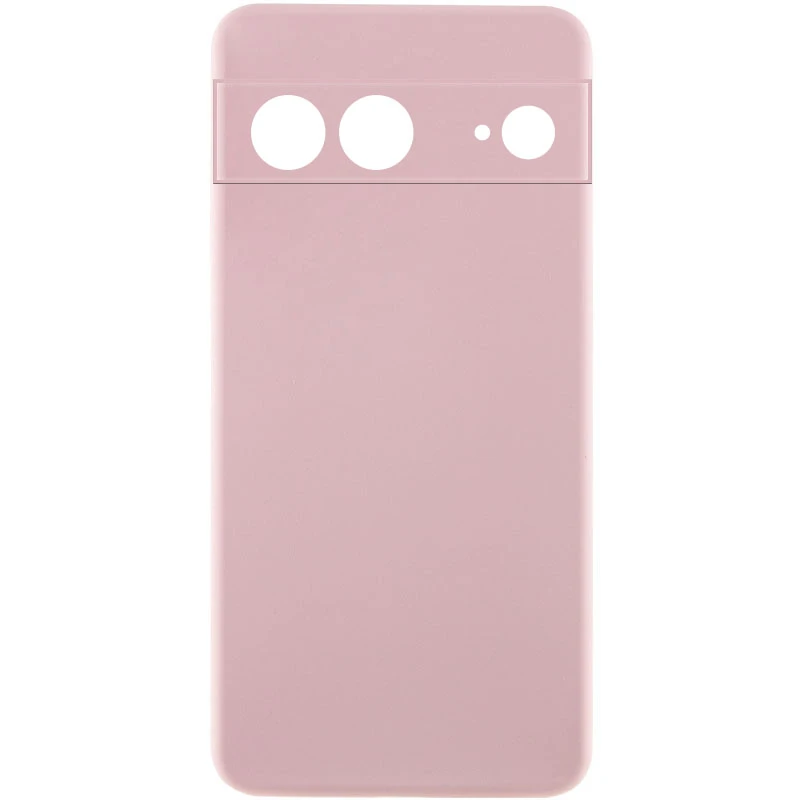 Чехол Silicone Cover Lakshmi Full Camera (AAA) для Google Pixel 8, Розовый / Pink Sand, Силикон, купить оптом с доставкой