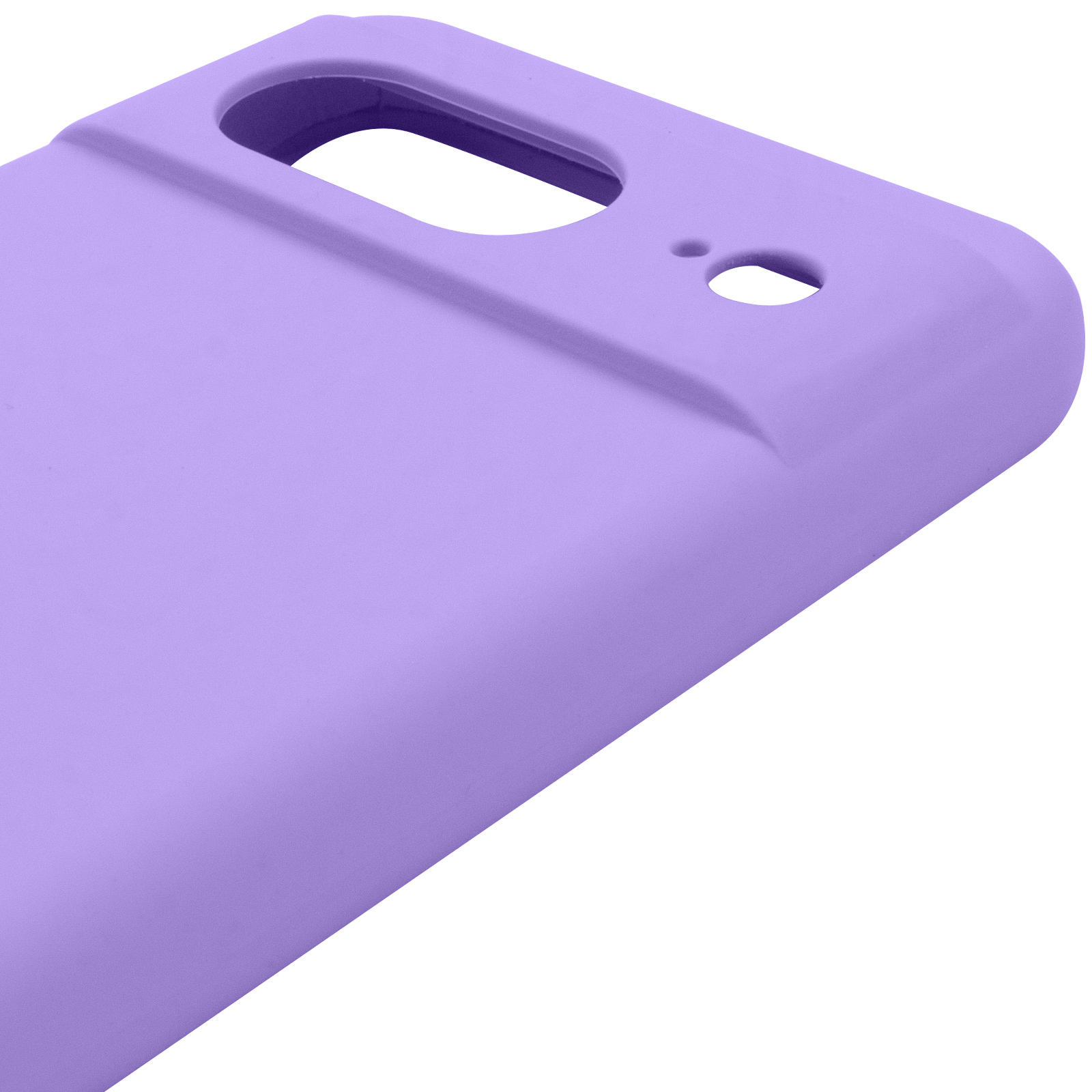 Чохол Silicone Cover Lakshmi Full Camera (AAA) для Google Pixel 8, Бузковий / Dasheen 3, Силікон, купити оптом з доставкою