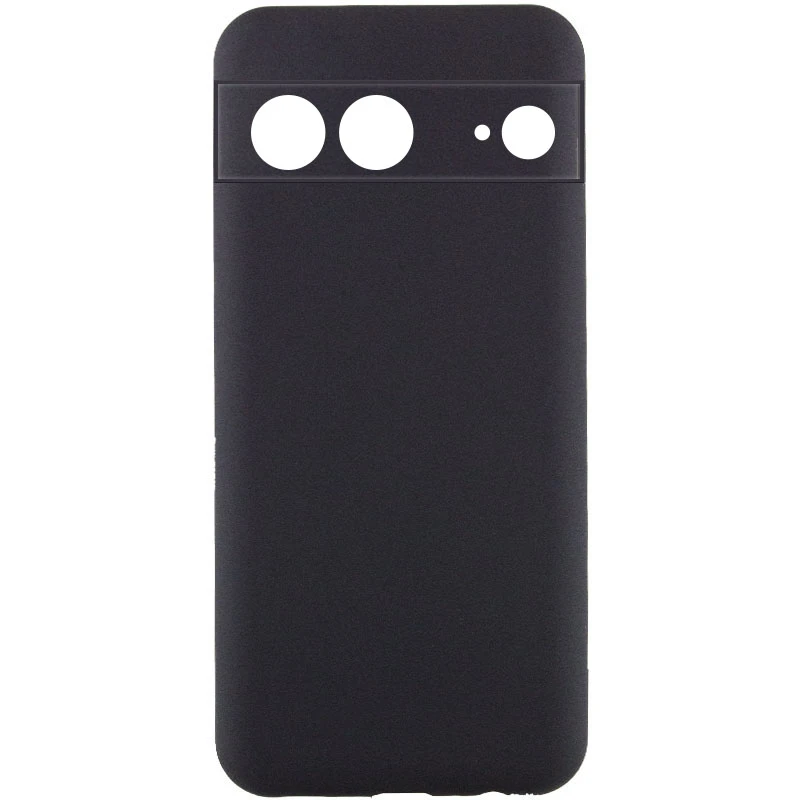 Чехол Silicone Cover Lakshmi Full Camera (AAA) для Google Pixel 8, Черный / Black, Силикон, купить оптом с доставкой