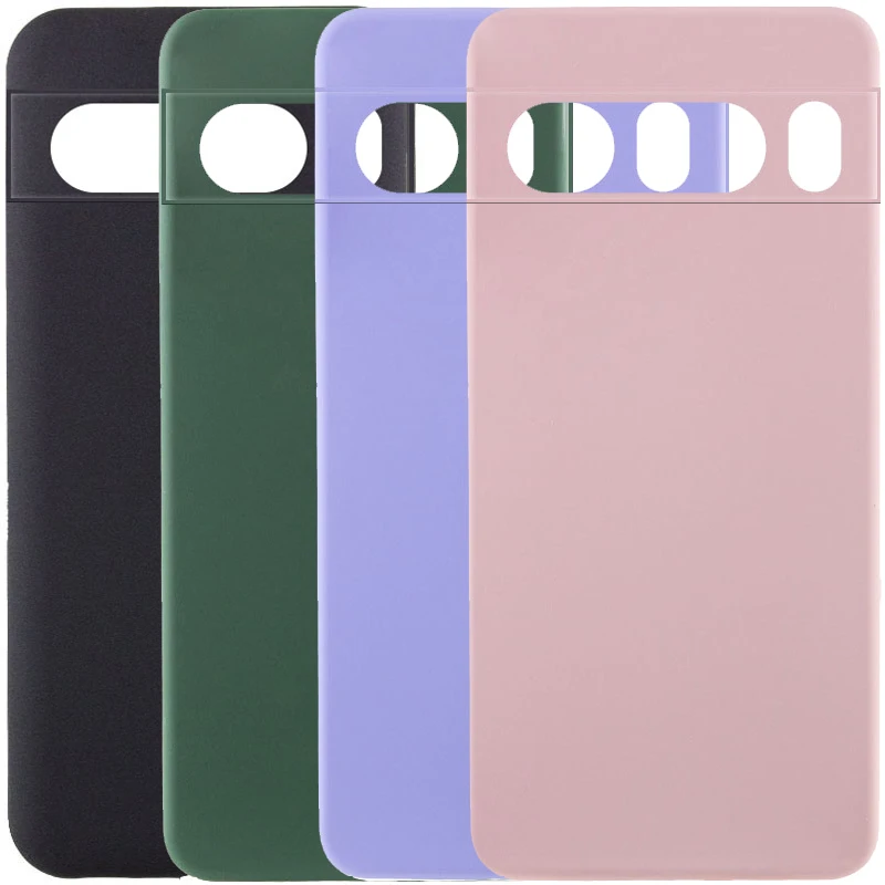 Чохол Silicone Cover Lakshmi Full Camera (AAA) для Google Pixel 8 Pro, Силікон, купити оптом з доставкою