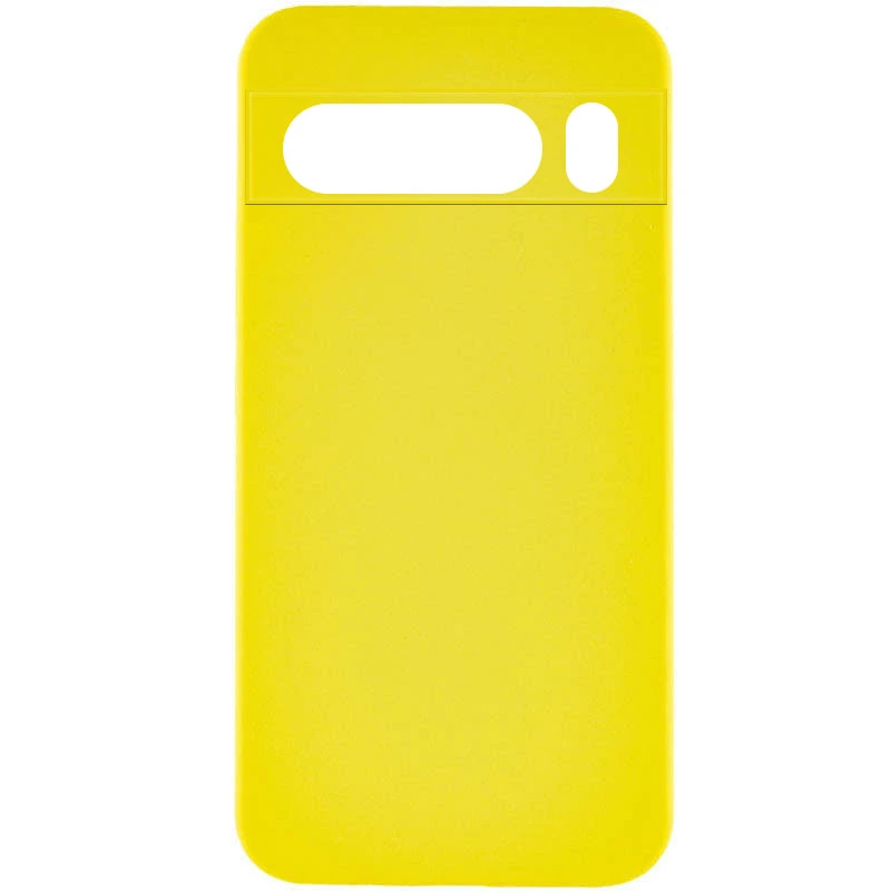 Чохол Silicone Cover Lakshmi Full Camera (AAA) для Google Pixel 8 Pro, Жовтий / Yellow, Силікон, купити оптом з доставкою