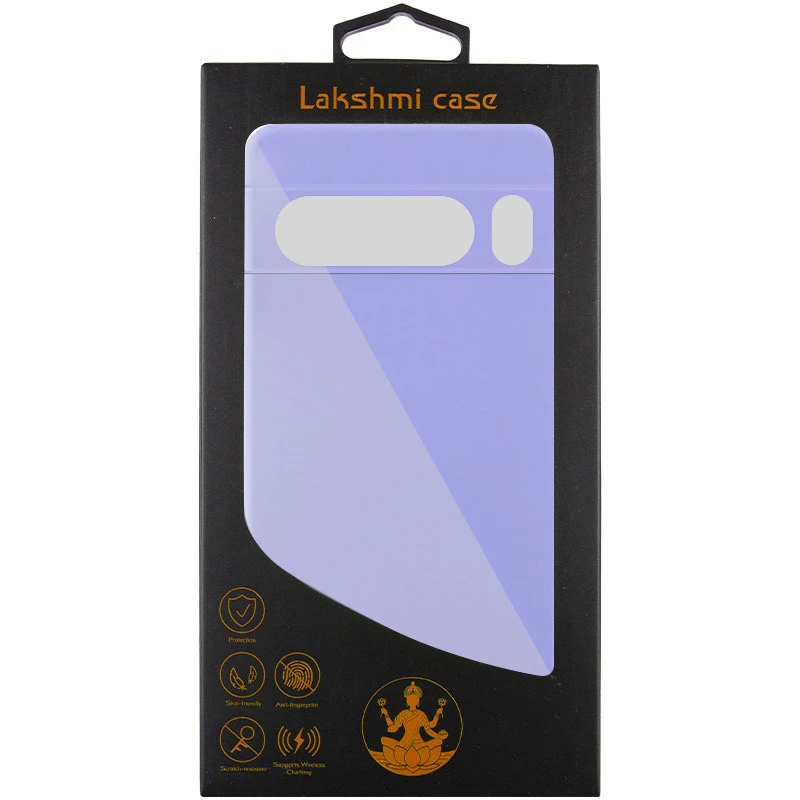 Чохол Silicone Cover Lakshmi Full Camera (AAA) для Google Pixel 8 Pro, Бузковий / Dasheen 3, Силікон, купити оптом з доставкою