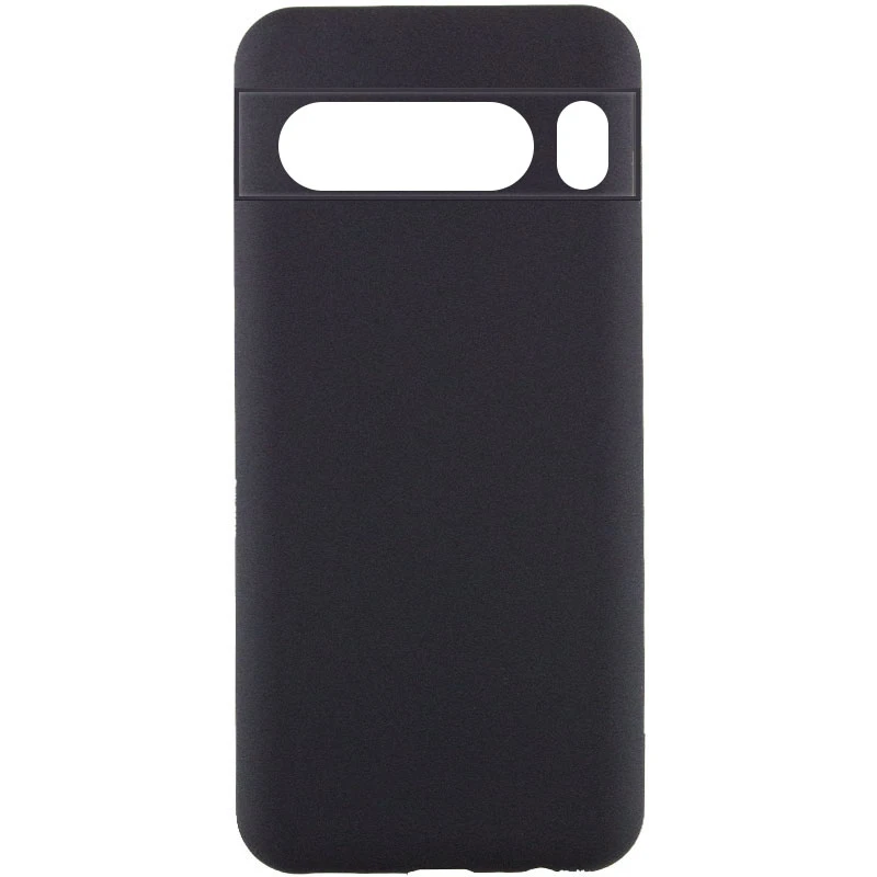 Чохол Silicone Cover Lakshmi Full Camera (AAA) для Google Pixel 8 Pro, Чорний / Black, Силікон, купити оптом з доставкою