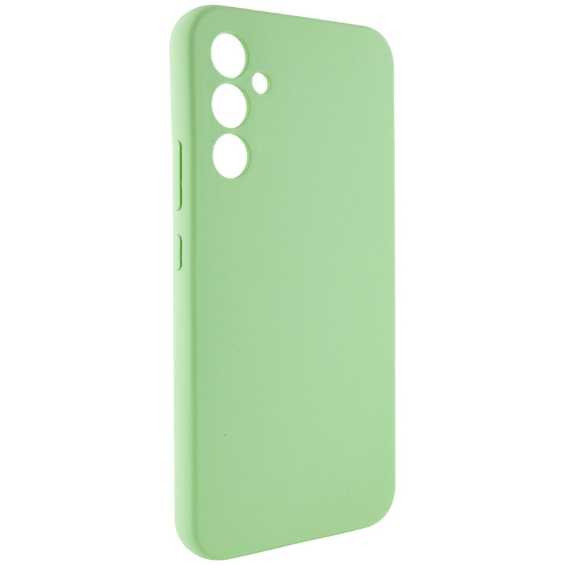 Чохол Silicone Cover Lakshmi Full Camera (AAA) для Samsung Galaxy S24, М'ятний / Mint 1, Силікон, купити оптом з доставкою