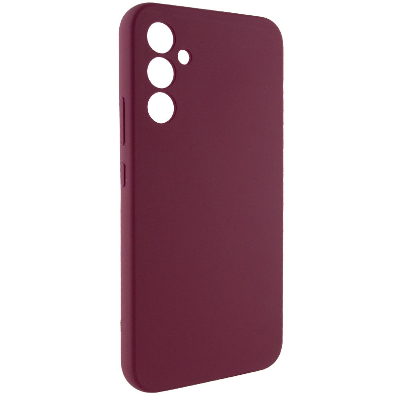 Чохол Silicone Cover Lakshmi Full Camera (AAA) для Samsung Galaxy S24+, Бордовий / Plum 1, Силікон, купити оптом з доставкою