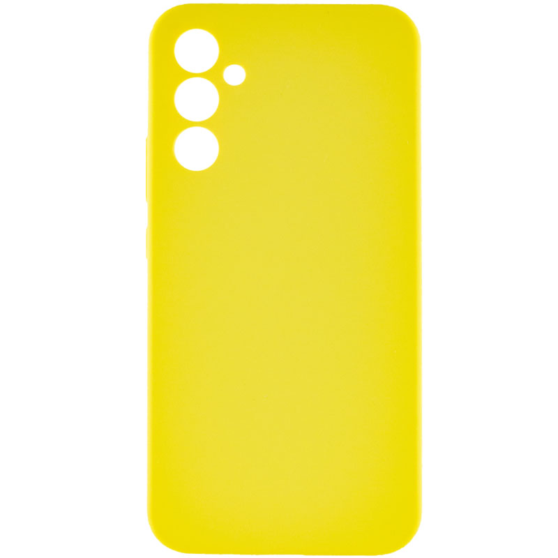 Чохол Silicone Cover Lakshmi Full Camera (AAA) для Samsung Galaxy S24+, Жовтий / Yellow, Силікон, купити оптом з доставкою