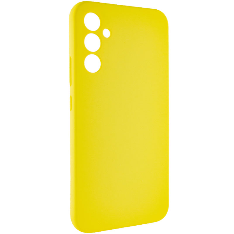 Чохол Silicone Cover Lakshmi Full Camera (AAA) для Samsung Galaxy S24+, Жовтий / Yellow 1, Силікон, купити оптом з доставкою