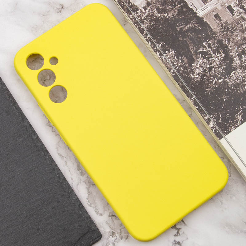 Чохол Silicone Cover Lakshmi Full Camera (AAA) для Samsung Galaxy S24+, Жовтий / Yellow 4, Силікон, купити оптом з доставкою