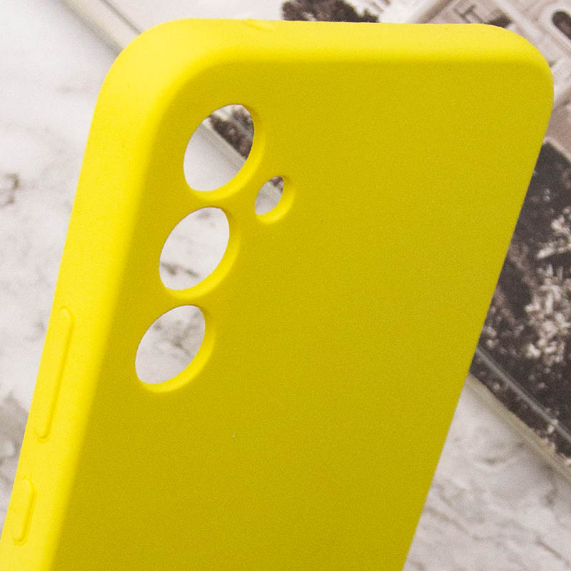 Чохол Silicone Cover Lakshmi Full Camera (AAA) для Samsung Galaxy S24+, Жовтий / Yellow 5, Силікон, купити оптом з доставкою